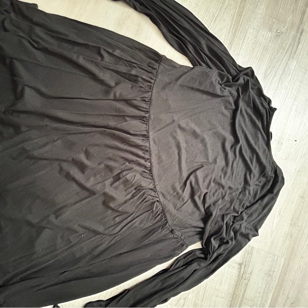 Monki Black Ruched Cowl Neck Sundress